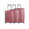 Zestaw walizek Saxoline Bliss bordowy set (S/M/L)
