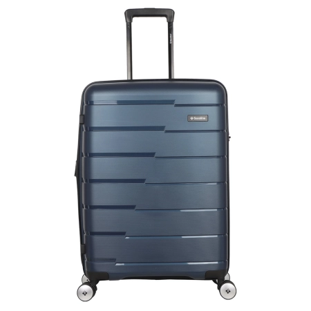 Średnia walizka Saxoline Bliss navy 73l