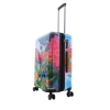 Średnia walizka Saxoline Butterfly Nature 66l