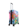 Średnia walizka Saxoline Butterfly Nature 66l