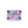 Mała walizka Elle Flower biała 40l