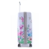 Mała walizka Elle Flower biała 40l