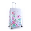 Mała walizka Elle Flower biała 40l