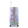 Mała walizka Elle Flower biała 40l