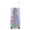Mała walizka Elle Flower biała 40l