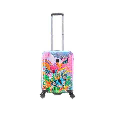 Mała walizka Saxoline Butterfly Nature 34l