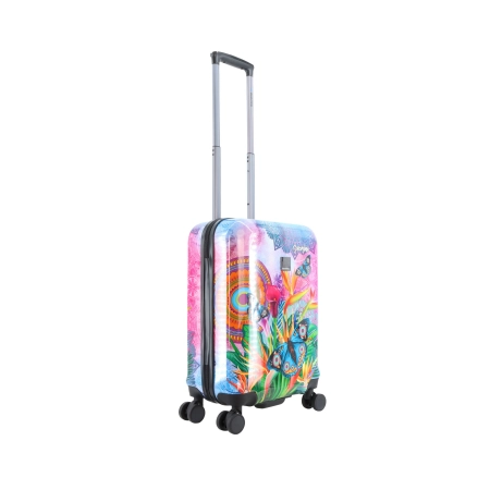 Mała walizka Saxoline Butterfly Nature 34l
