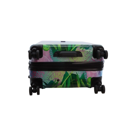 Średnia walizka Saxoline Butterfly Nature 66l