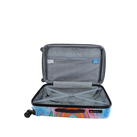Średnia walizka Saxoline Butterfly Nature 66l