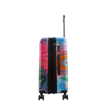 Średnia walizka Saxoline Butterfly Nature 66l
