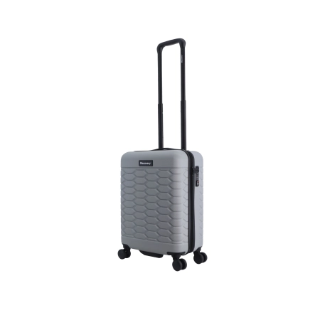 Mała walizka Discovery Reptile srebrna 30l