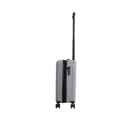 Mała walizka Discovery Reptile srebrna 30l