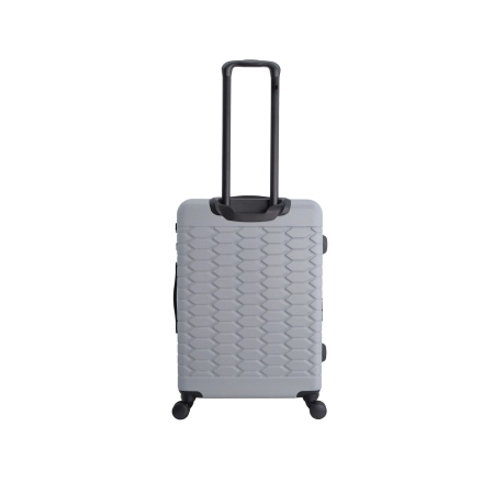 Średnia walizka Discovery Reptile srebrna 71l
