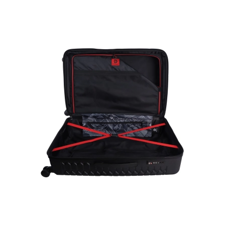 Duża walizka Discovery Reptile czarna 105l