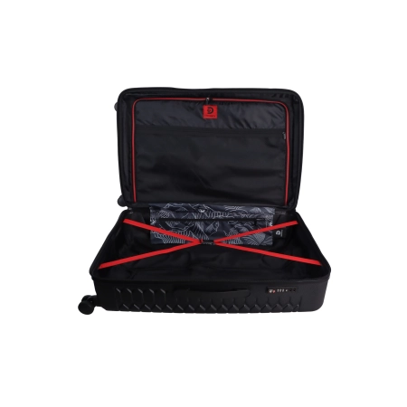 Duża walizka Discovery Reptile czarna 105l