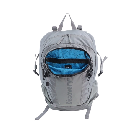 Mały plecak turystyczny Discovery Outdoor szary 18l