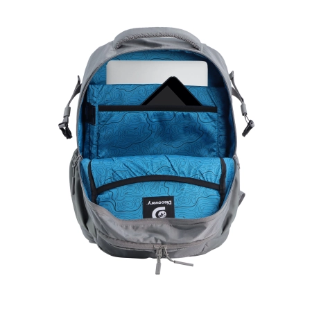 Duży plecak turystyczny Discovery Outdoor szary 30l