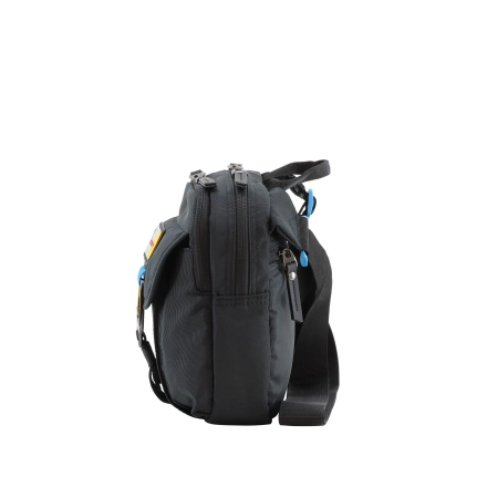 Torba na ramię z klapą Discovery Icon czarna 3l