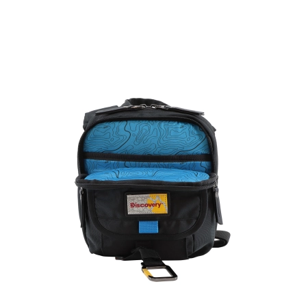 Torba na ramię z klapą Discovery Icon czarna 3l