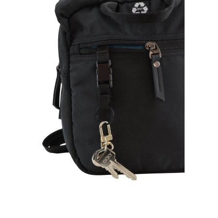 Torba na ramię z klapą Discovery Icon czarna 3l
