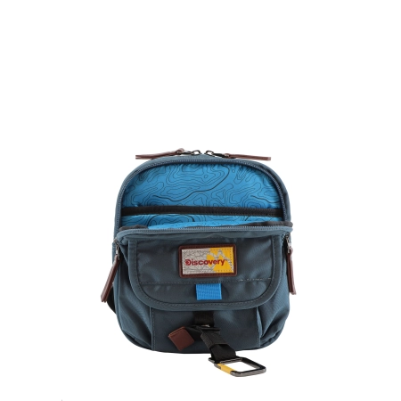 Torba na ramię z klapą Discovery Icon niebieska 3l