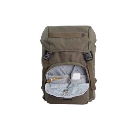 Duży plecak jednokomorowy Discovery Downtown khaki 26l