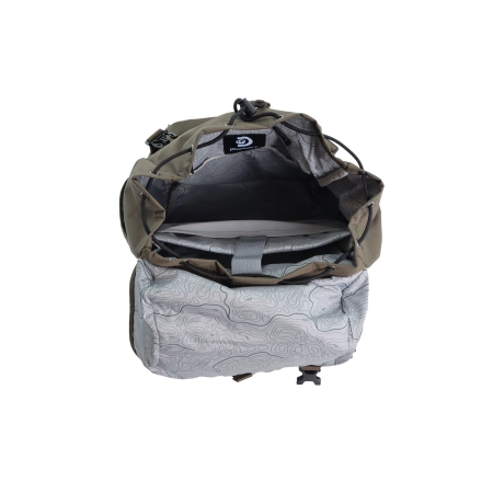Duży plecak jednokomorowy Discovery Downtown khaki 26l