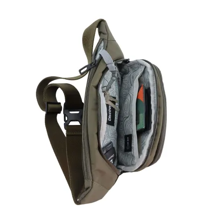 Torba biodrowa – nerka Discovery Downtown khaki 2l