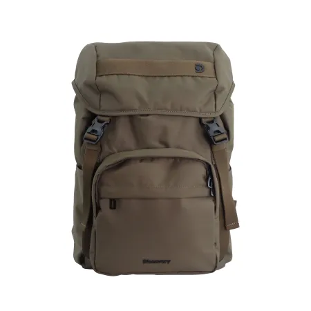 Duży plecak jednokomorowy Discovery Downtown khaki 26l