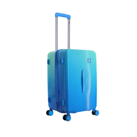 Średnia walizka Saxoline Trunk niebieska 70l