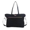 Torebka damska Elle Doux - shopperka czarna 0,56l