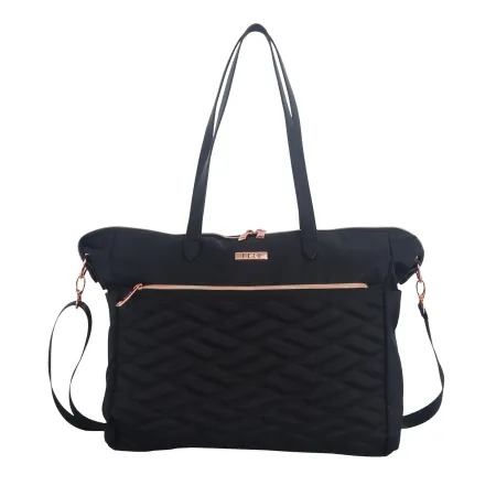 Torebka damska Elle Doux - shopperka czarna 0,56l
