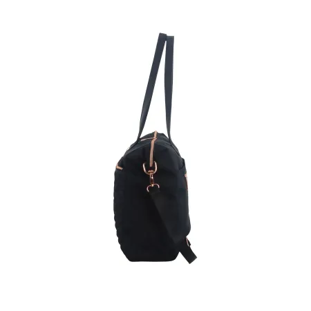 Torebka damska Elle Doux - shopperka czarna 0,56l