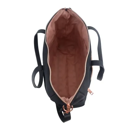 Torebka damska Elle Doux - shopperka czarna 0,56l