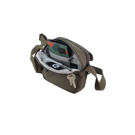 Torba typu cross body mała  Discovery Downtown khaki 2l