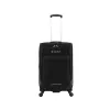 Średnia walizka Saxoline Soft czarna 48l