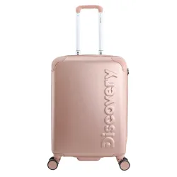 Mała walizka Discovery Focus różowa 33l
