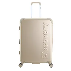 Średnia walizka Discovery Focus złota 71l