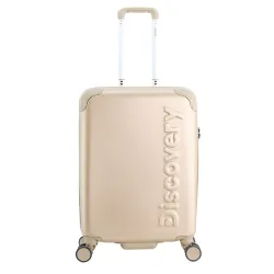 Mała walizka Discovery Focus złota 33l