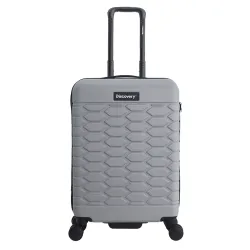 Mała walizka Discovery Reptile srebrna 30l