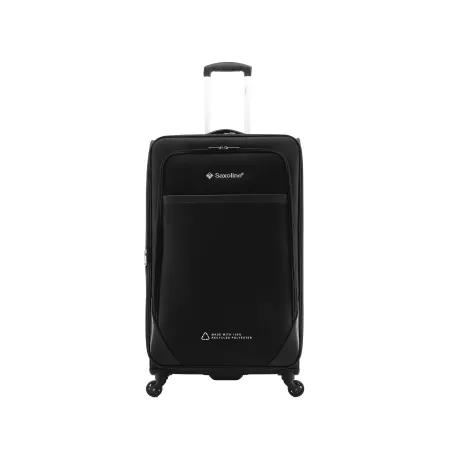 Duża walizka Saxoline Soft czarna 120l
