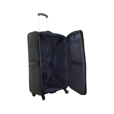 Duża walizka Saxoline Soft czarna 120l