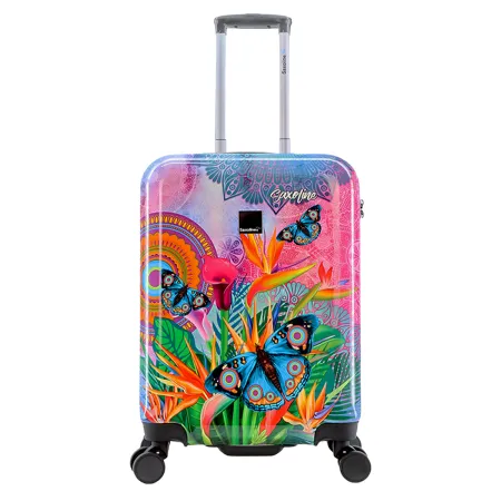 Mała walizka Saxoline Butterfly Nature 34l