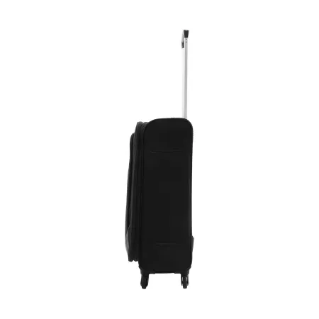 Średnia walizka Saxoline Soft czarna 48l